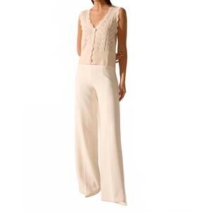 NEW OSCAR THE COLLECTION amber trouser in pearl